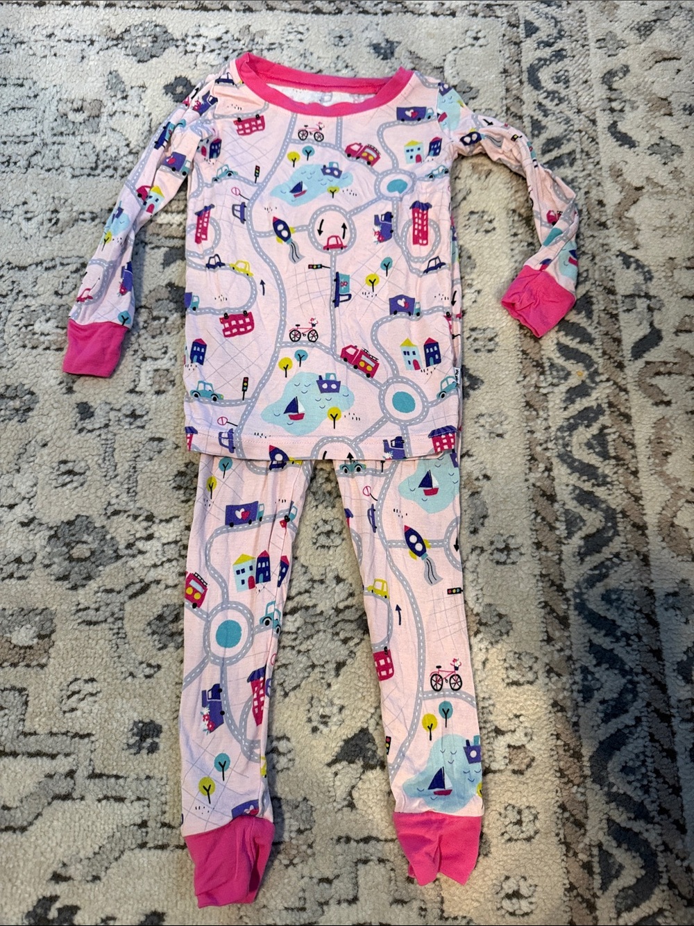 Little Sleepies Road Trip PJ Set- Size 24mos.